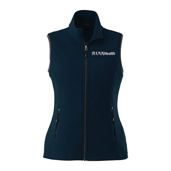 UVA Health System Women's Poly Fleece Vest - Navy