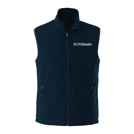 UVA Health System Men's Poly Fleece Vest - Navy