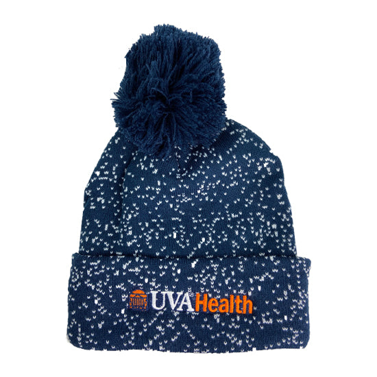 UVA Health System Speckled Pom Beanie