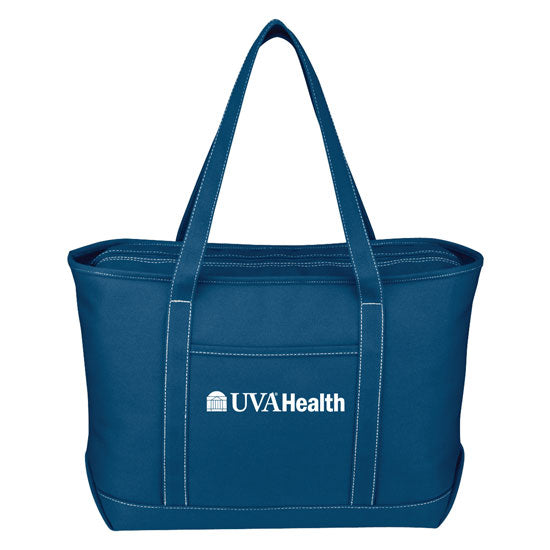 Large Cotton Canvas Yacht Tote Bag