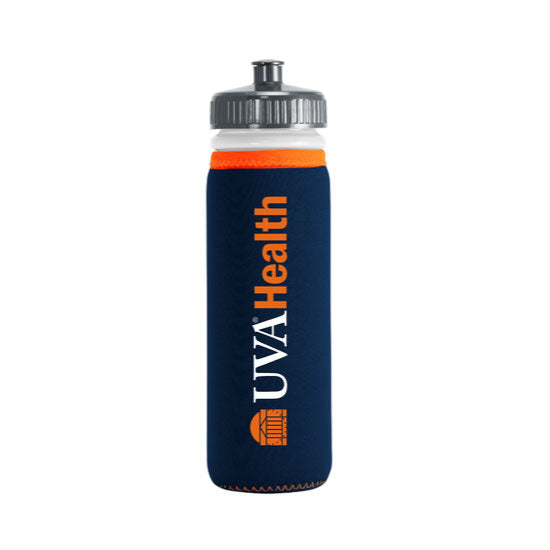 UVA Health System Team Store Sport Bottle With Neoprene Sleeve