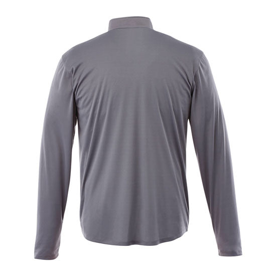 UVA Health System Mens Vega Quarter-Zip Pullover - Gray - Back View