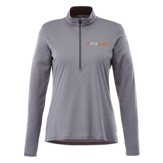 UVA Health System Women's Vega Half-Zip Pullover - Gray