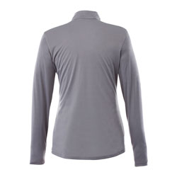 UVA Health System Women's Vega Half-Zip Pullover - Gray - Back View