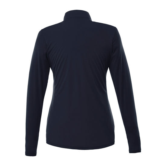 UVA Health System Women's Vega Half-Zip Pullover - Navy - Back View