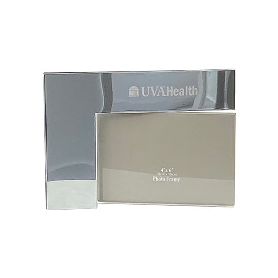 Silver Frame with Rotating 4" x 6" Photo Holder