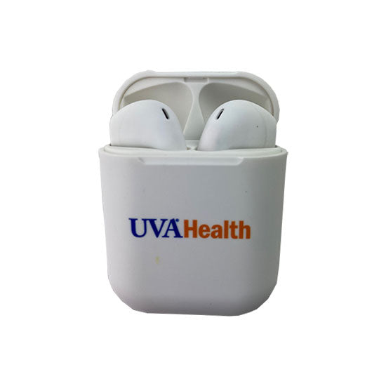 UVA Health System Earbuds Wireless+Charging Case