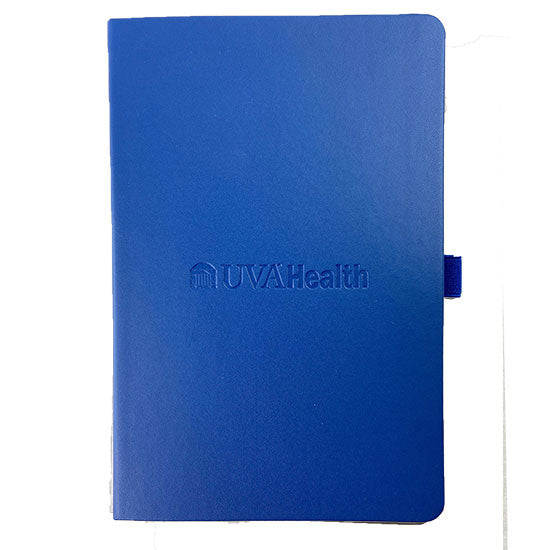 UVA Health System Neoskin® Hard Bound Journal - 5" x 8" - Blue