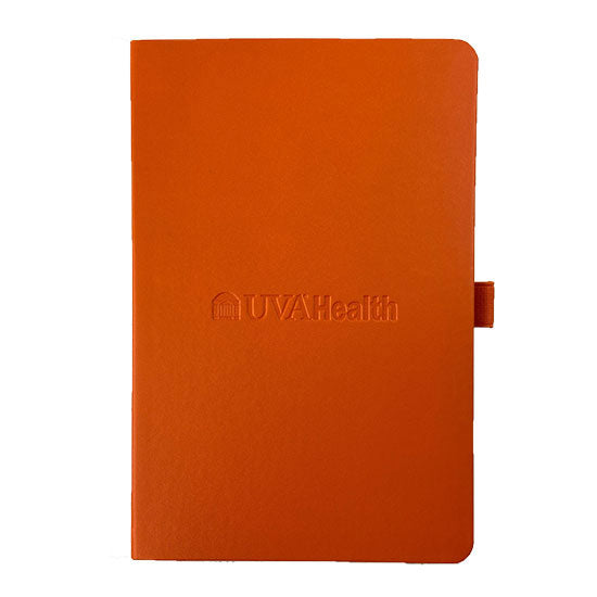 UVA Health System Neoskin® Hard Bound Journal - 5" x 8" - Orange