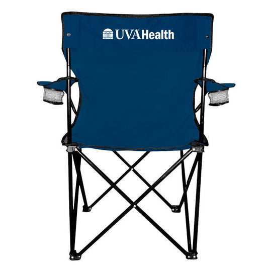 UVA Health System Folding Chair with Carry Bag - Navy