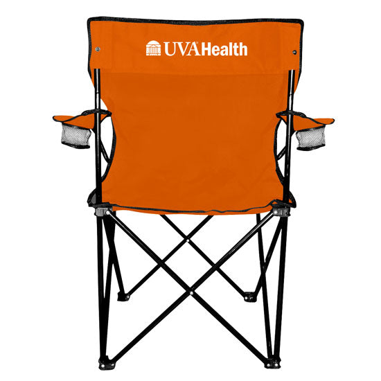 UVA Health System Folding Chair with Carry Bag - Orange