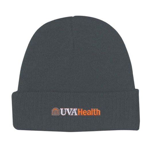 UVA Health Knit Cuff Beanie - Grey