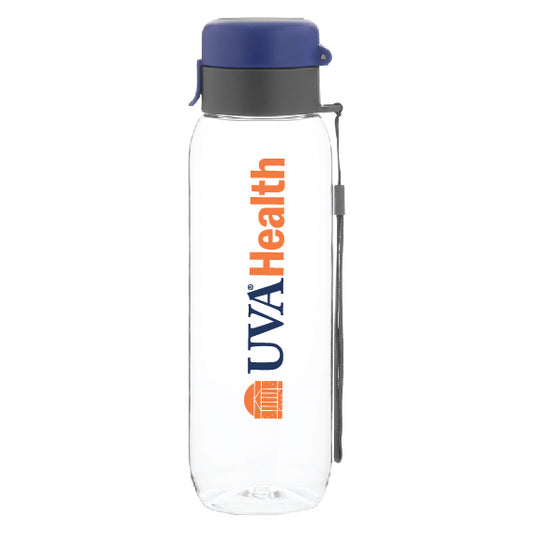 UVA Health System Team Store 27 Oz. H2Go Vertex BPA Free Water Bottle - Navy