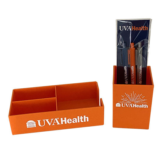 UVA Health System Desk Set - Small - Orange