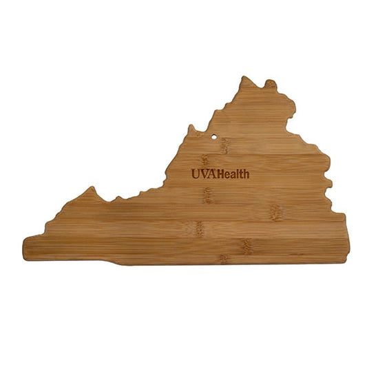 Virginia State Shaped Bamboo Serving and Cutting Board